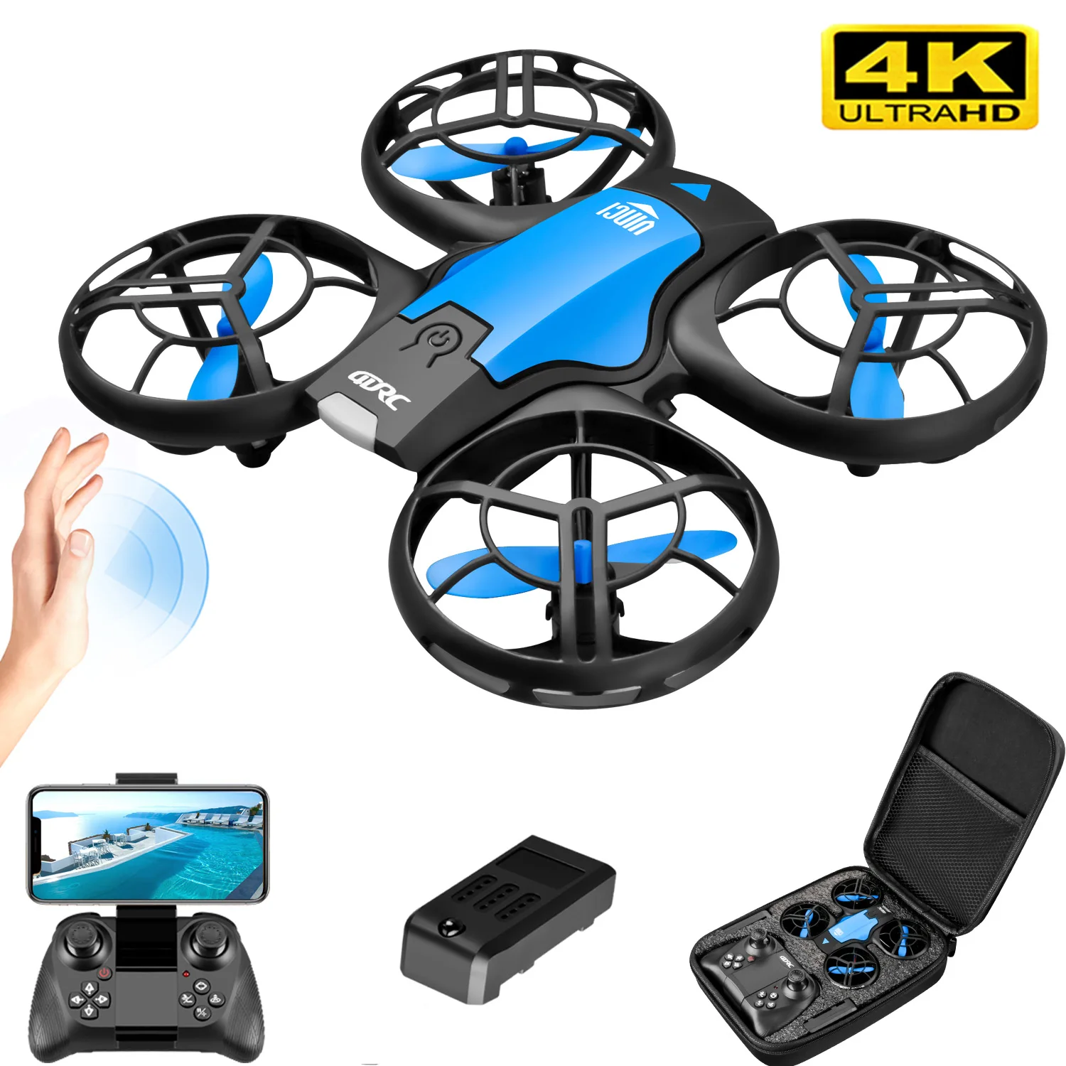 Drone Battery Box - Nuevo Mini Dron V8 4K Profesional