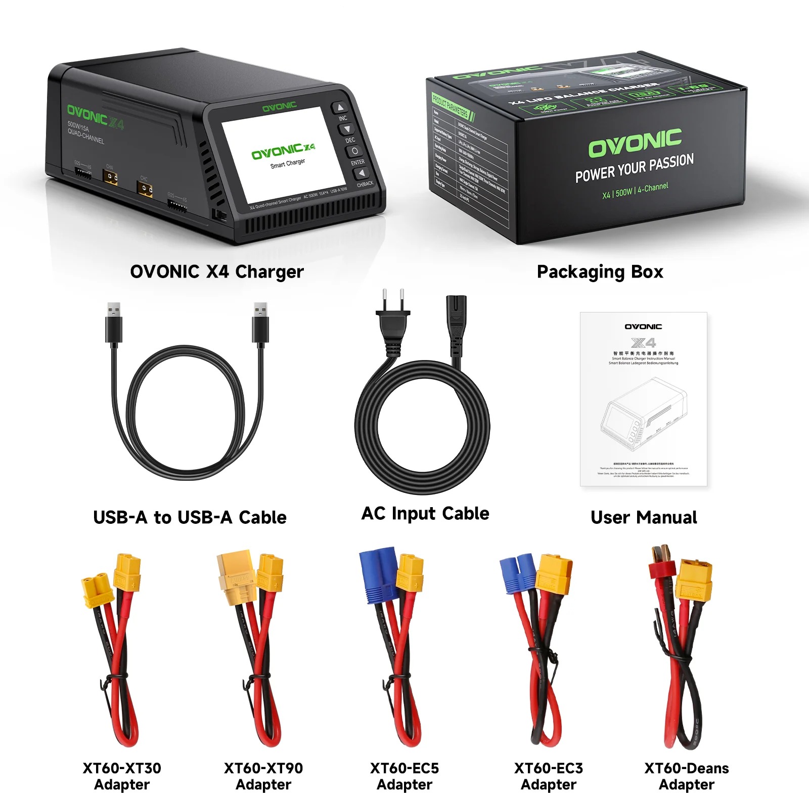 Drone Battery Smart - Cargador de Baterías Inteligente Ovonic X4