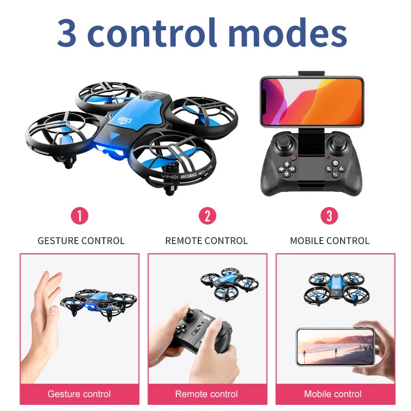 Nuevo Mini Dron V8 4K Profesio - Drone Battery Box reseña y precio
